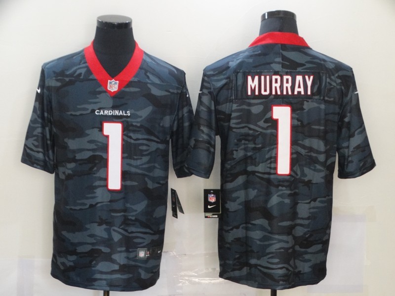 Men's Arizona Cardinals Kyler Murray #1 Gray Camouflage Jersey